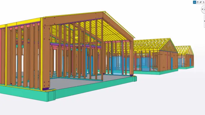 Image from Narva Care Home Complex gallery. Timber Structure building.